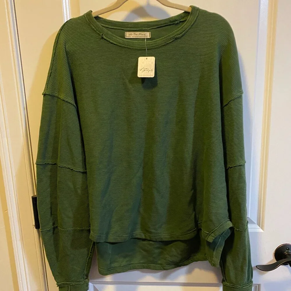 NWT Free People Oversized Shirt - Picture 4 of 9